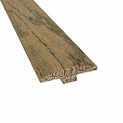 Prefinished Distressed Greenwich Oak Hardwood 1/4 in thick x 2 in wide x 78 in Length T-Molding